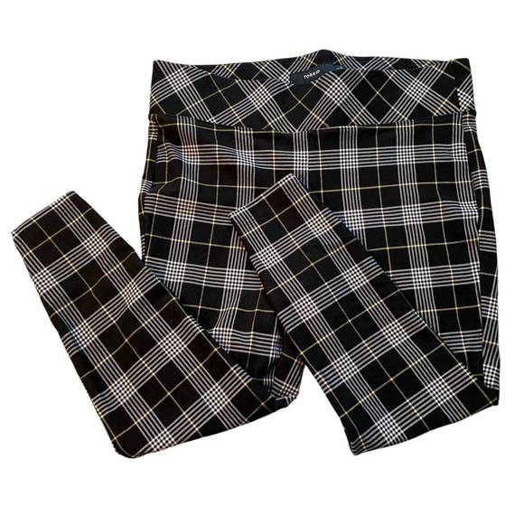 TORRID Skinny‎ Wide Stretched Waistband Checkerd Plaid Legging 2X - Picture 2 of 10